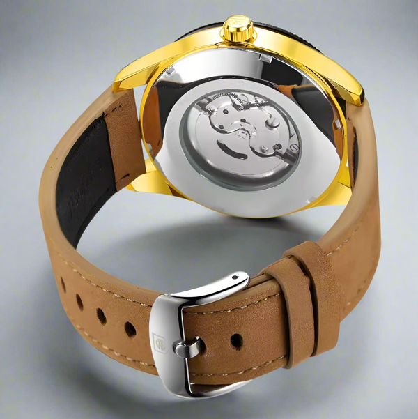 TACHYMETER SILBER/BRAUN 44mm