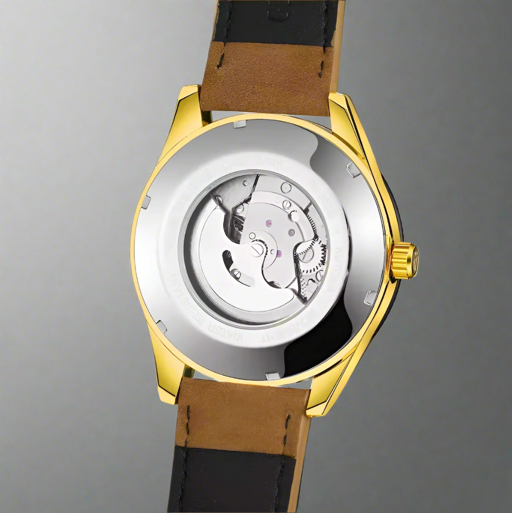 TACHYMETER GOLD/BRAUN