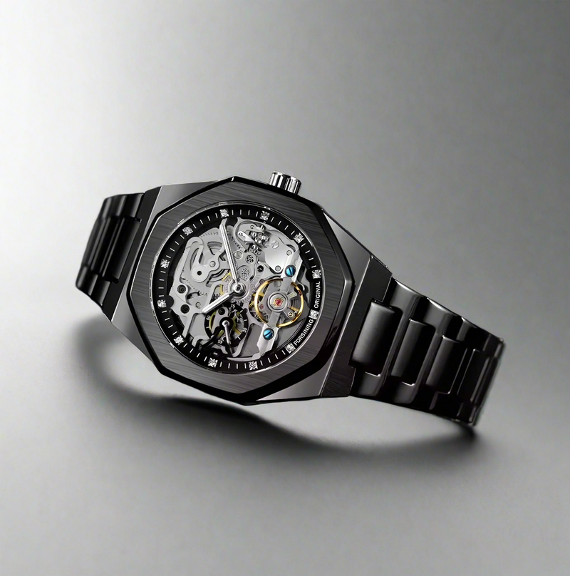 TOURBILLON SKELETON SCHWARZ 42mm
